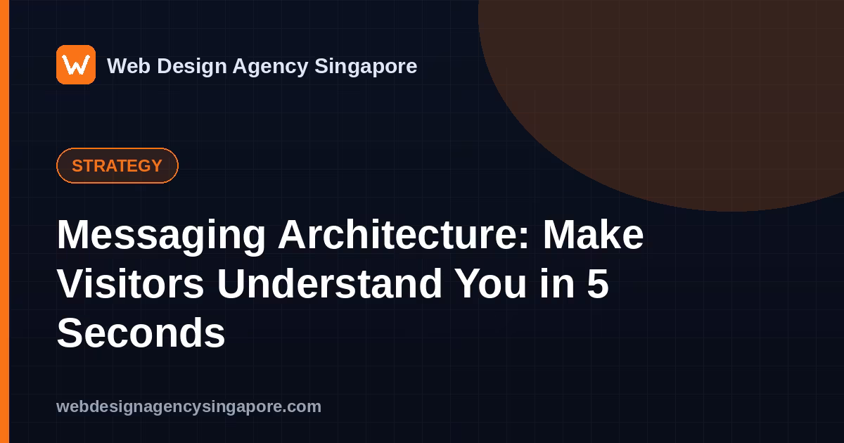 Messaging Architecture: Make Visitors Understand You in 5 Seconds